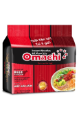 OMACHI INSTANT NOODLE BLOCK OF 5 PACKETS - STEWED BEEF FLAVO