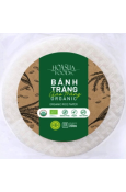 BÁNH TRÁNG GẠO TRẮNG HỮU CƠ BÁNH GẠO HỮU CƠ 98% ; TINH BỘT KHOAI MÌ 1,7%; MUỐI THIÊN NHIÊN 0,3%