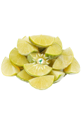 Frozen Lime Quarter Cut